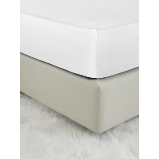 Σεντόνι Μεμονωμένο Μονό με Λάστιχο 100x200+40 Nima Home Tender White