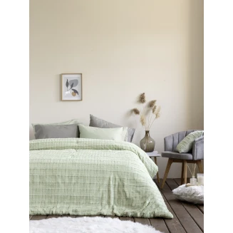 Κουβερτοπάπλωμα Μονό 160x220 Nima Home Weave Mint