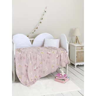 Κουβέρτα Κούνιας 110x150 Nima Home Papillon