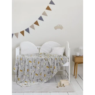 Κουβέρτα Κούνιας 110x150 Nima Home Dino Town