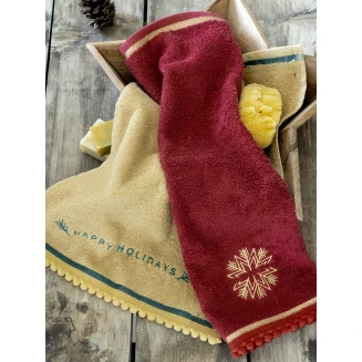 Πετσέτες Σετ 2 Τεμ. Nima Home Happy Holidays