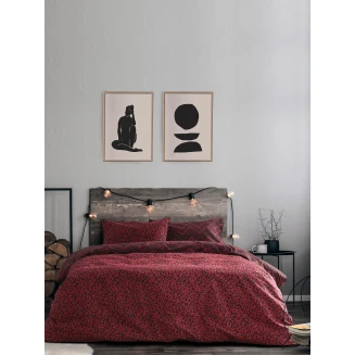 Σεντόνια Σετ Μονά 160x270 Kocoon Zola Bordeaux