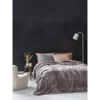 Κουβέρτα Βελουτέ Γίγας 240x260 Nima Home Coperta Cigar-Beige