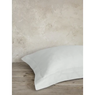 Μαξιλαροθήκες Ύπνου Oxford 52x72+5 Nima Superior Satin Soft Gray Γκρί