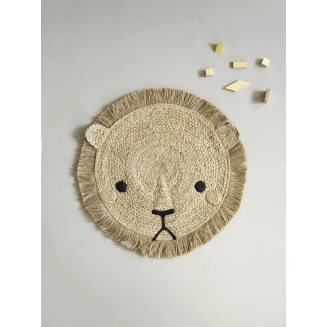 Χαλί Στρογγυλό Φ.60 Nima Lion King Μπέζ