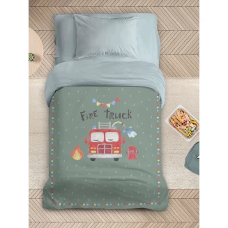 Πάπλωμα Μονό 160x240 Nima Home Fire Truck