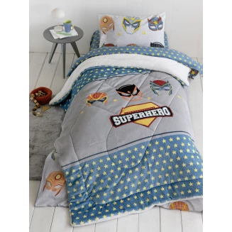Κουβερτοπάπλωμα Μονό 160x220 Nima Home Superheroes