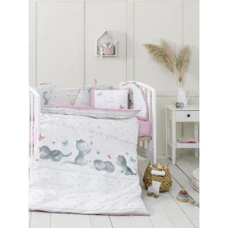 Κουβερλί Κούνιας 100x140 Nima Home Baby Love