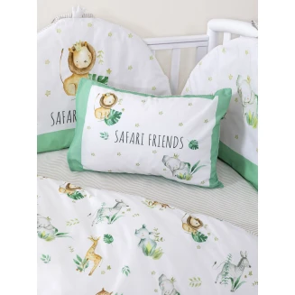 Κουβερλί Κούνιας 100x140 Nima Home Safari Friends