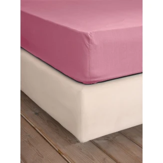 Σεντόνι Μεμονωμένο Με Λάστιχο King 185x205+35 Unicolors Apple Pink