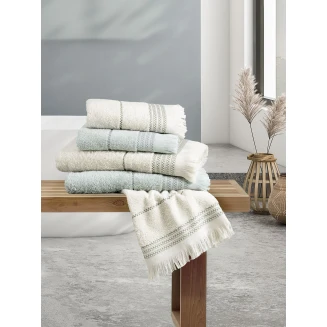 Πετσέτες Σετ 3 Τεμαχίων Nima Home Plush Light Beige