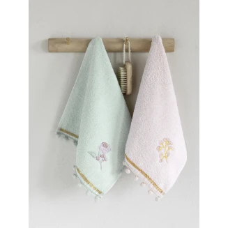 Πετσέτες Σετ 2 Τεμαχίων Nima Home Floral