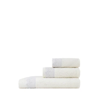 Πετσέτες Σετ 3 Τεμαχίων Nima Home Demur Off White