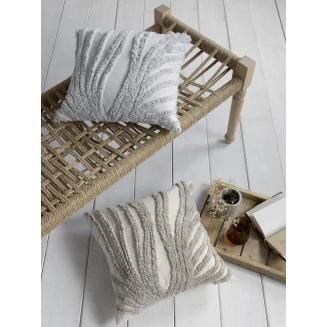 Διακοσμητικό Μαξιλάρι 45x45 Nima Home Annika Light Gray