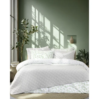 Κουβερλί Υπέρδιπλο 220x240 Nima Home Arden Gray / Mint