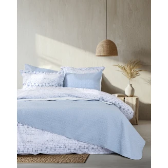 Κουβερλί Υπέρδιπλο 220x240 Nima Home Orion Sky Blue / Light Blue