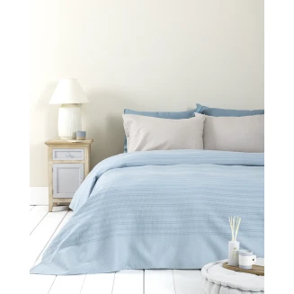 Κουβέρτα Μονή 160x240 Nima Home Dune Denim Blue