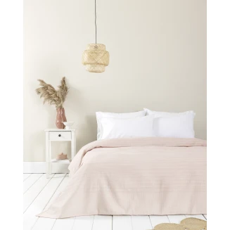 Κουβέρτα Μονή 160x240 Nima Home Dune Rose Pink