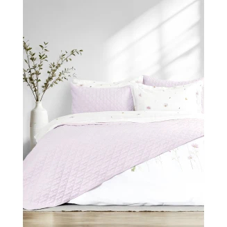 Μαξιλαροθήκες Σετ 2 Τεμαχίων 52x72 Nima Home Arden Lilac-Pink