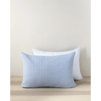 Μαξιλαροθήκες Σετ 2 Τεμαχίων 52x72 Nima Home Orion Sky Blue-Light Blue