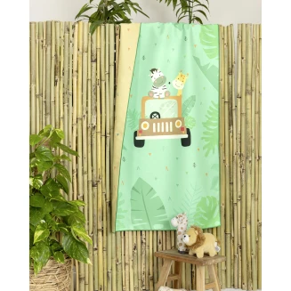 Πετσέτα Θαλάσσης 70x140 Nima Kids Let's Get Wild