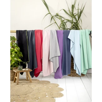 Πετσέτα Θαλάσσης 75x150 Nima Home Riva Dark Gray