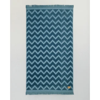 Πετσέτα Θαλάσσης 90x160 Nima Home Vida Blue Jacquard