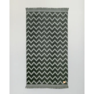 Πετσέτα Θαλάσσης 90x160 Nima Home Vida Dark Gray Jacquard