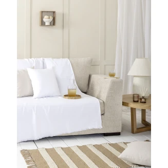 Ριχτάρι Πολυθρόνα 180x180 Nima Home Iris White