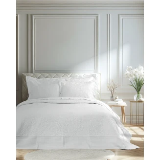 Κουβερλί Σετ 3 Τεμαχίων 240x260 Nima Home Heather White