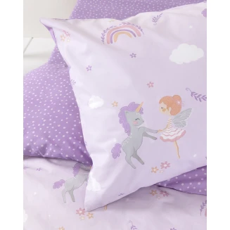 Παπλωματοθήκη Σετ Μονή 160x240 Nima Kids Magic Bloom