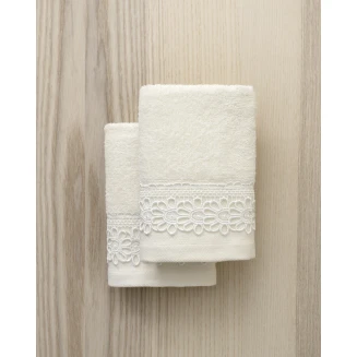 Πετσέτες Σετ 2 Τεμαχίων 30x50 Nima Home Amara Ivory