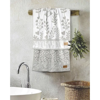 Πετσέτες Σετ 2 Τεμαχίων 50x90 Nima Home Natu