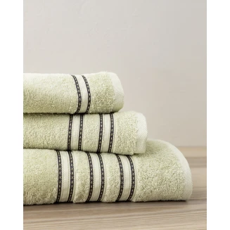 Σετ Πετσέτες (30x50 + 50x90 + 70x140) Nima Home Lorena Light Green