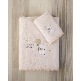 Πετσέτες Σετ 2 Τεμαχίων Nima Bebe Little Sheep