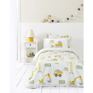 Σετ Σεντόνια Μονά Με Λάστιχο 100x200+30 Nima Kids Big Truck