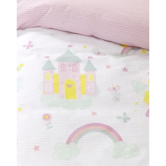 Σετ Σεντόνια Ημίδιπλα 190x255 Nima Kids Fairy Lelly