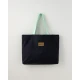 Τσάντα Θαλάσσης 37x54 - Riva Black / Emerald