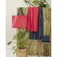 Τσάντα Θαλάσσης 37x54 - Riva Vivid Pink / Dark Gray