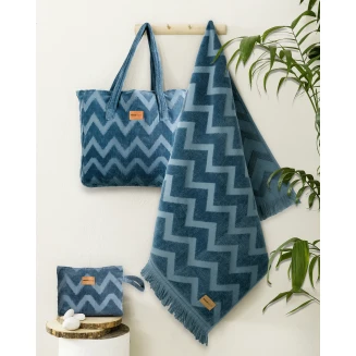 Τσάντα Θαλάσσης 46x60 Nima Home Vida Blue