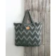 Τσάντα Θαλάσσης 46x60 - Vida Dark Gray