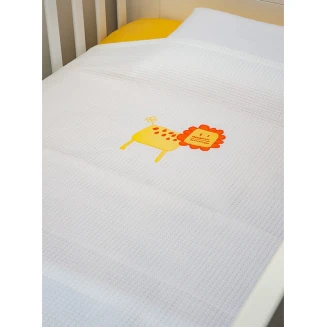 Κουβέρτα Πικέ Κούνιας 100x140 Baby Oliver Des 470