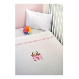 Κουβέρτα Πικέ Κούνιας 100x140 Fisher Price Des 206