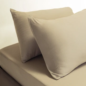 Σεντόνι Σετ 2 Τεμ. Μονό Με Λάστιχο 100x200+35 Melinen Jersey Beige