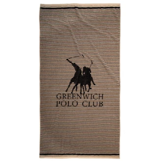 Greenwich Polo Club Πετσετα Θαλασσης 90Χ180 Essential 5236 Taupe