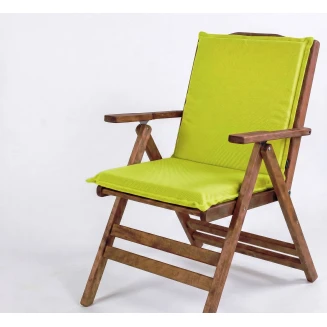 Μαξιλάρι καρέκλας Χαμηλή Πλάτη Αδιάβροχο 47x45x52 Μουσαμας Oxford 46 Λαχανί