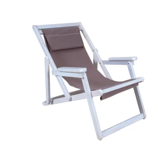 Ανταλλακτικό Πανί Για Καρέκλα Σεζλόνγκ 1.14x42 Με Προσκέφαλο 15x35 PVC 101 Σκούρο Taupe