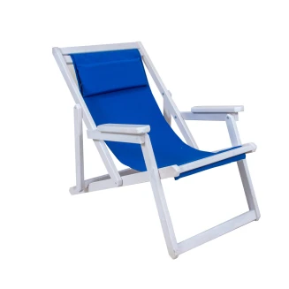 Ανταλλακτικό Πανί Για Καρέκλα Σεζλόνγκ 1.14x42 Με Προσκέφαλο 15x35 PVC 1100 Μπλέ