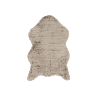 Γούνινο Χαλί Bunny Shape Bunny Canvas Taupe Royal Carpet - 80 X 120 Cm