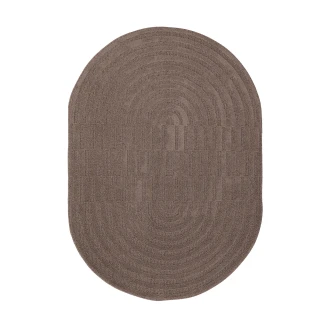 Χαλί Οβάλ Jazz 2972A Taupe Royal Carpet - 133 X 190 Cm